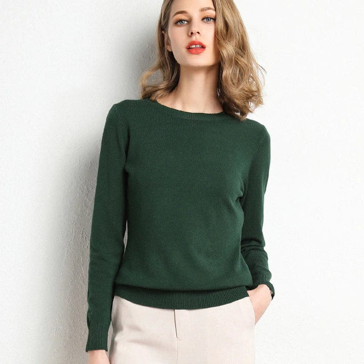 Langarm-Pullover Mit Rundhalsausschnitt - Katrin