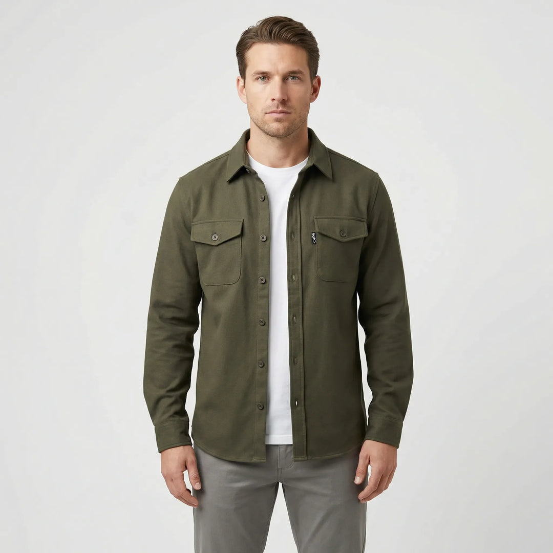Langärmeliges Overshirt Mit Brusttaschen - Pablo
