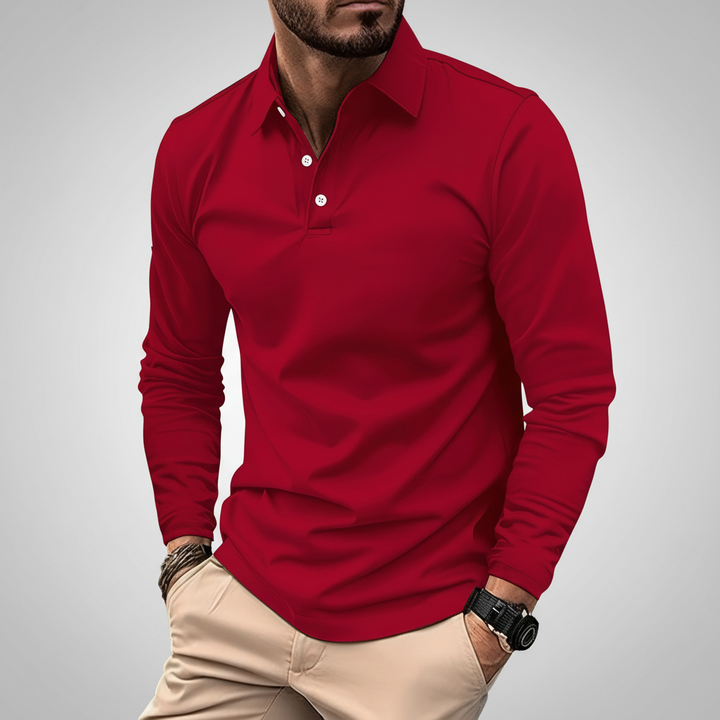 Langärmliges Poloshirt - Vincent