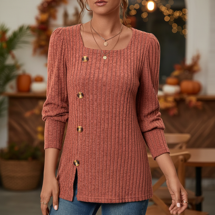 Langärmliges Stricktop -  Helena