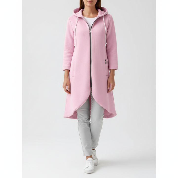 Lange Weste Mit Kapuze -  Emma