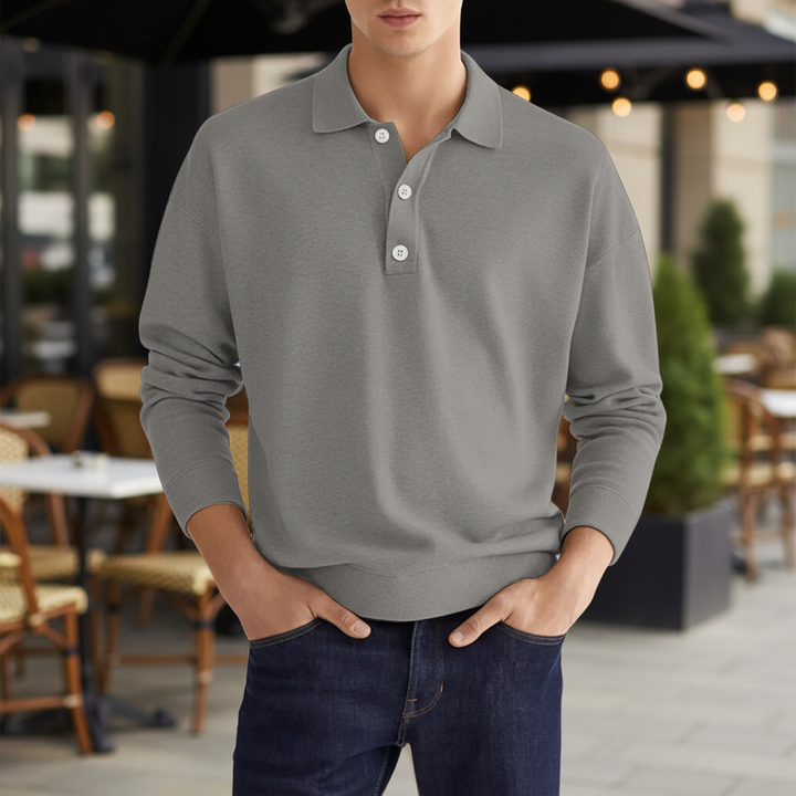 Langarm Polo Für Herren - Oskar