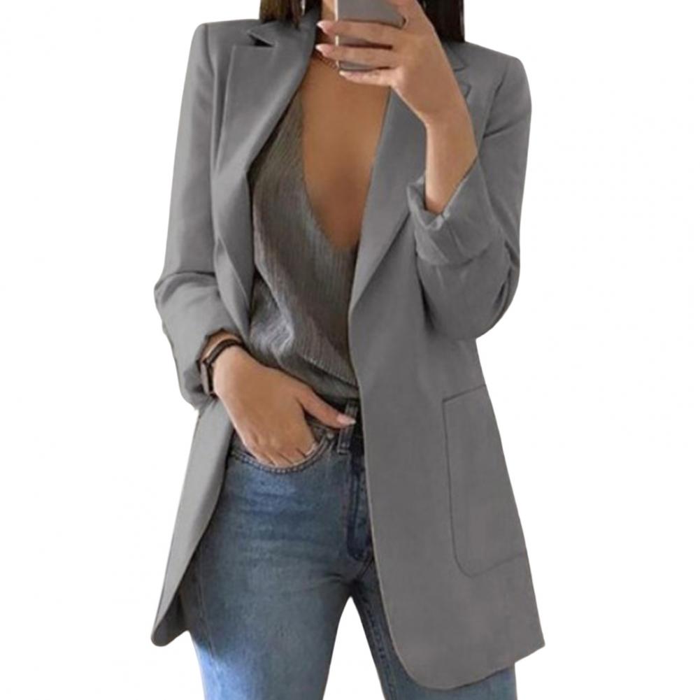 Jesienny damski blazer – Marita w pomarańczowym kolorze dyni