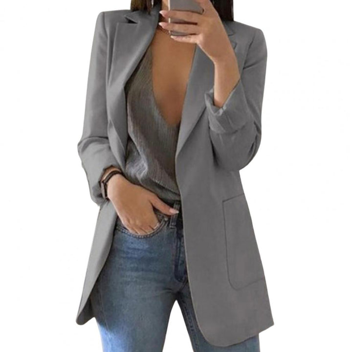 Jesienny damski blazer – Marita w pomarańczowym kolorze dyni