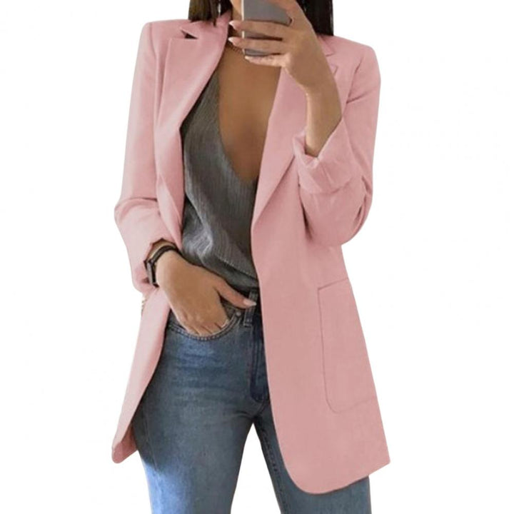 Jesienny damski blazer – Marita w pomarańczowym kolorze dyni