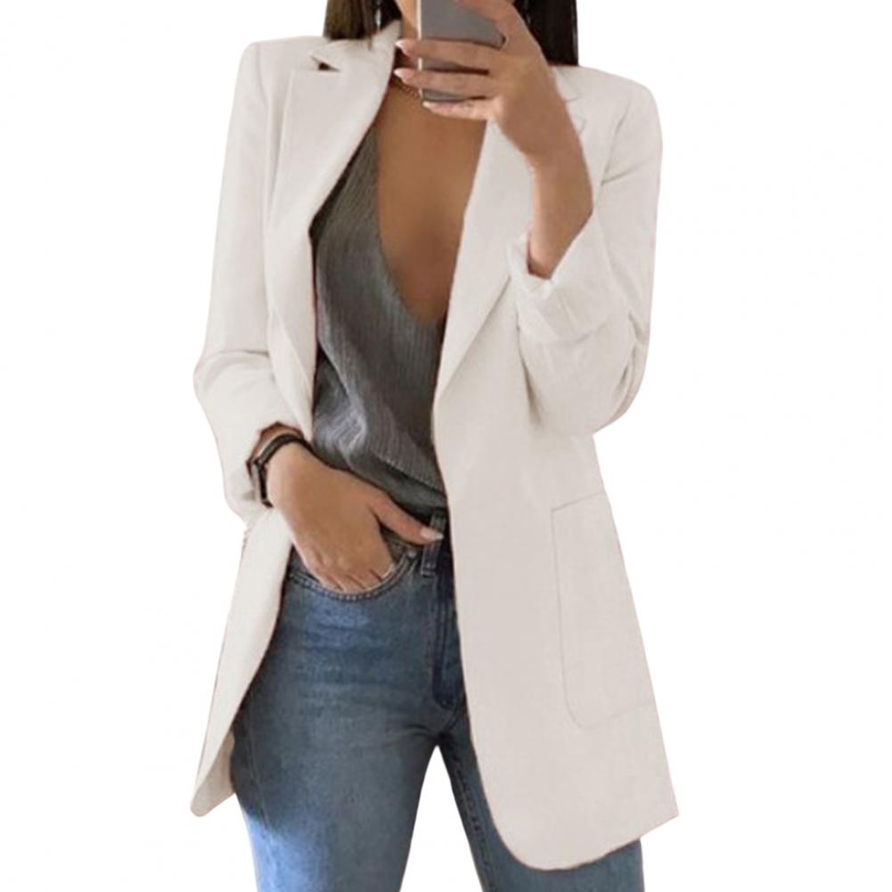 Jesienny damski blazer – Marita w pomarańczowym kolorze dyni