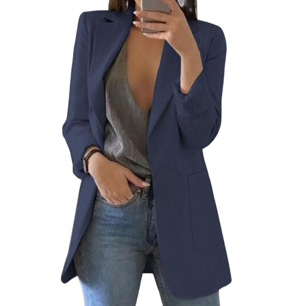 Jesienny damski blazer – Marita w pomarańczowym kolorze dyni