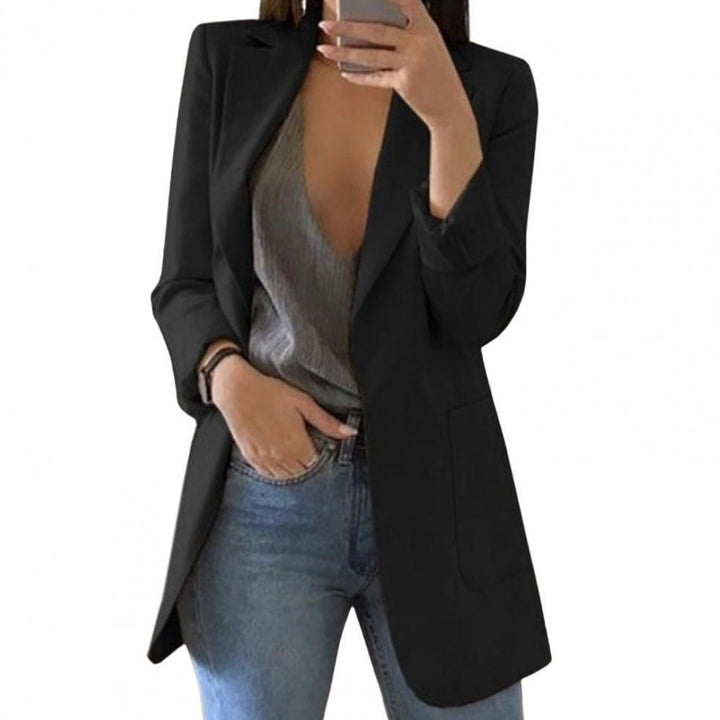 Jesienny damski blazer – Marita w pomarańczowym kolorze dyni