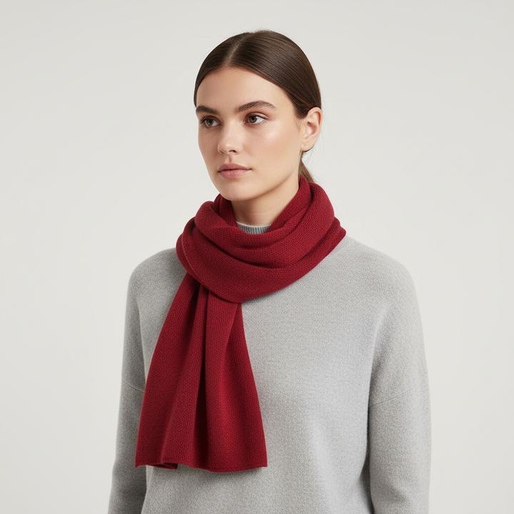 Langer Gestrickter Unisex Schal - CashmiLux