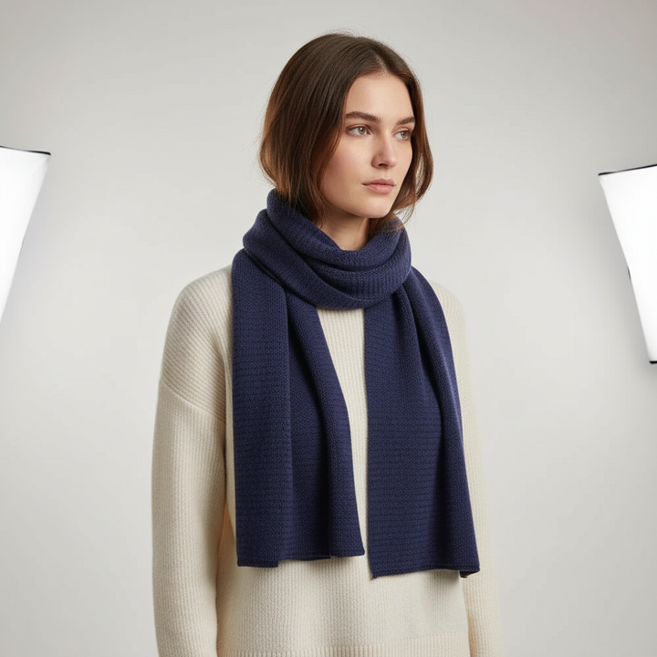 Langer Gestrickter Unisex Schal - CashmiLux