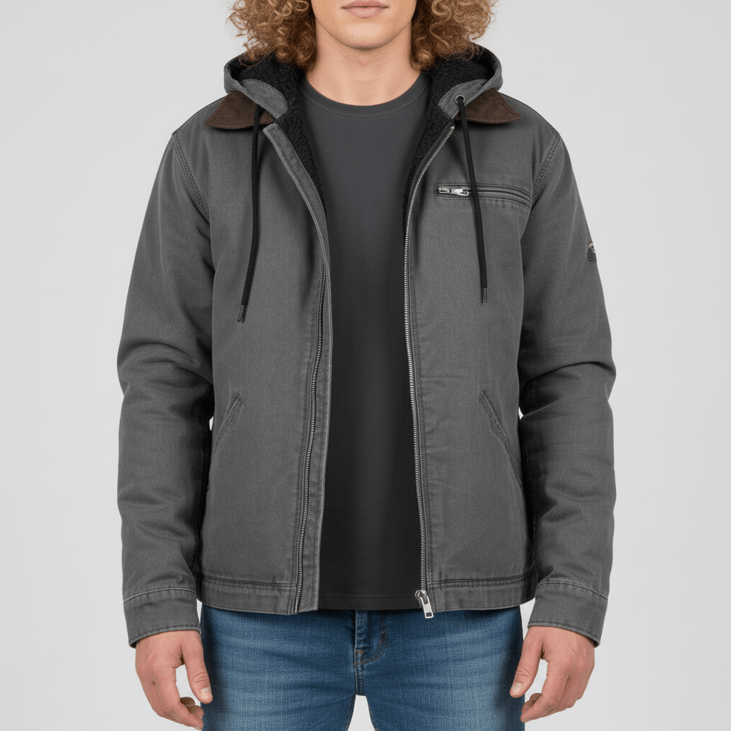 Lässige Kapuzenjacke Zum Layern - Yves