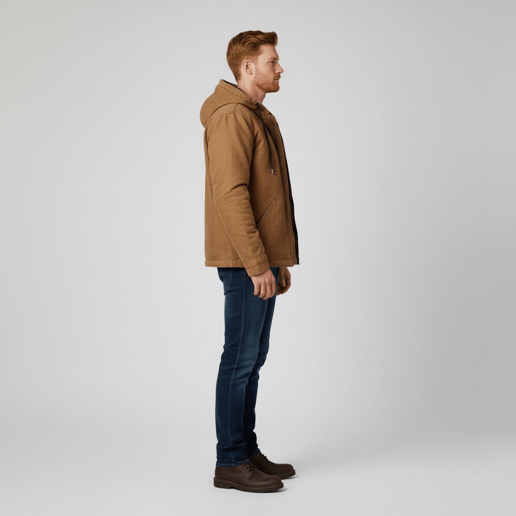 Lässige Kapuzenjacke Zum Layern - Yves