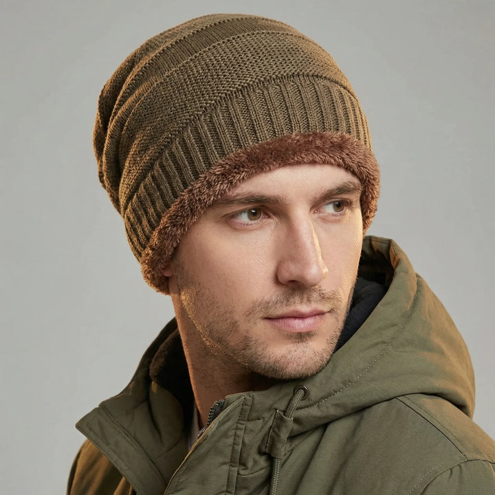 Lässige Slouchy-Strickmütze - Charlie