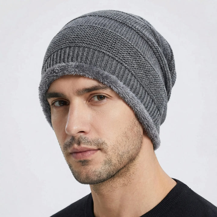 Lässige Slouchy-Strickmütze - Charlie