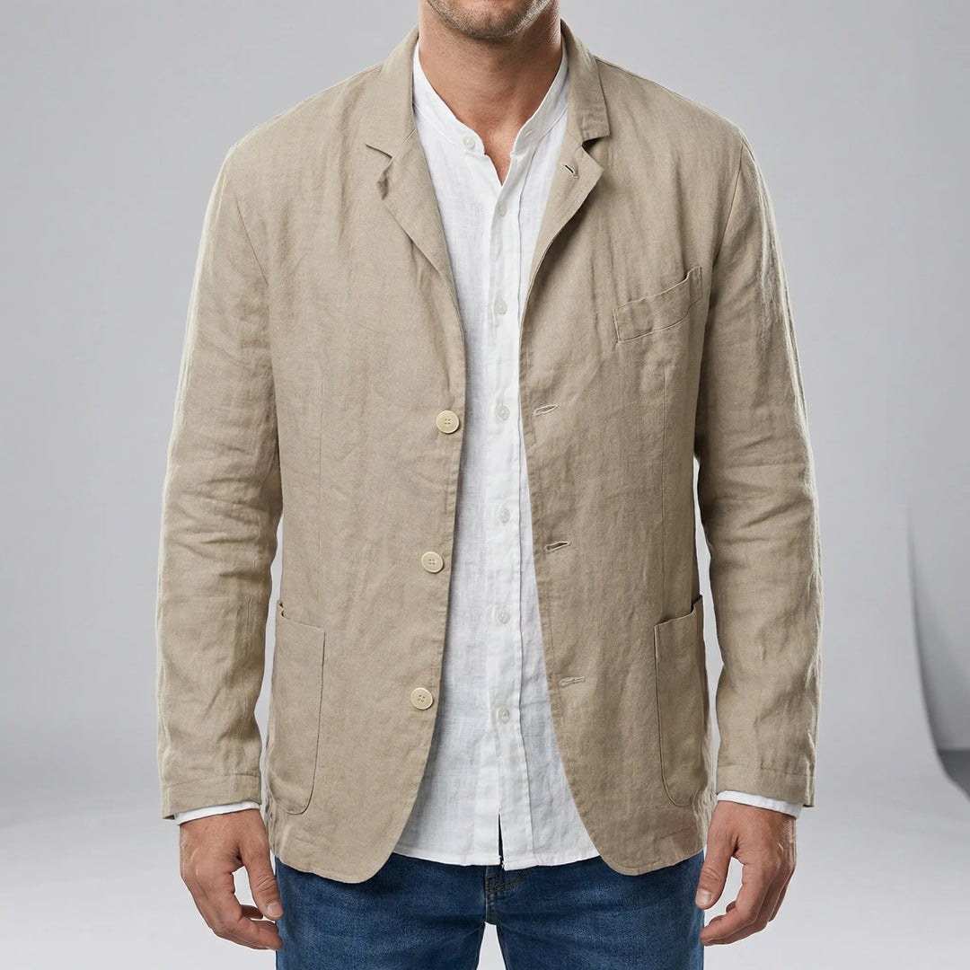 Leichte Jacke Mit Knopfleiste - Henrick