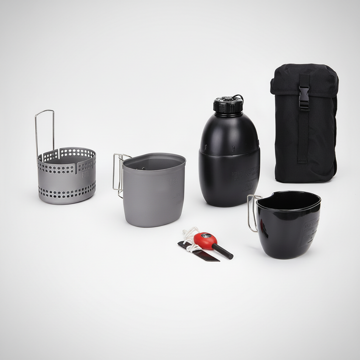 Leichte Aluminium Kochset - FieldBrew