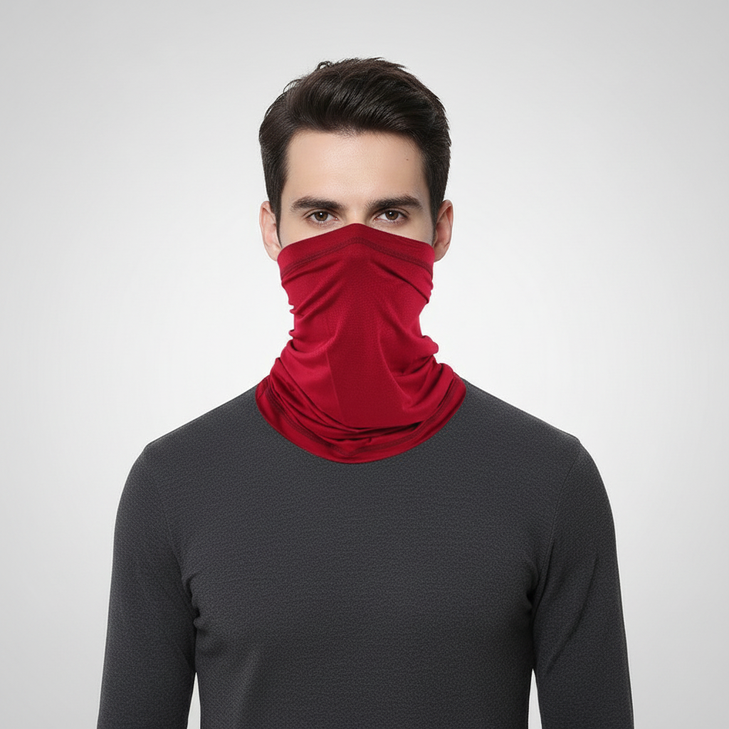 Leichter Nahtloser Schlauchschal Aus Polyester - ThermaLoop