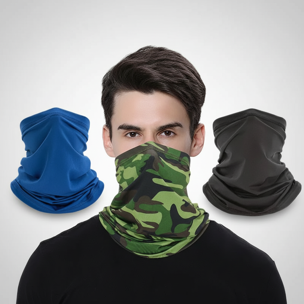 Leichter Nahtloser Schlauchschal Aus Polyester - ThermaLoop