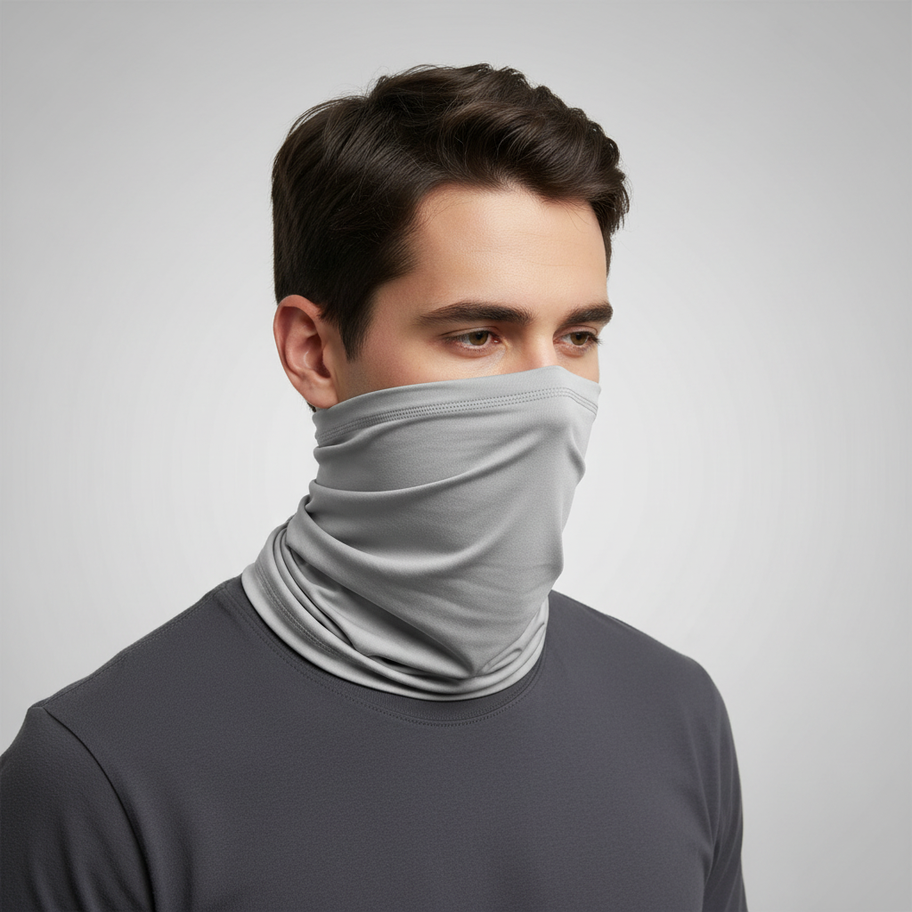 Leichter Nahtloser Schlauchschal Aus Polyester - ThermaLoop