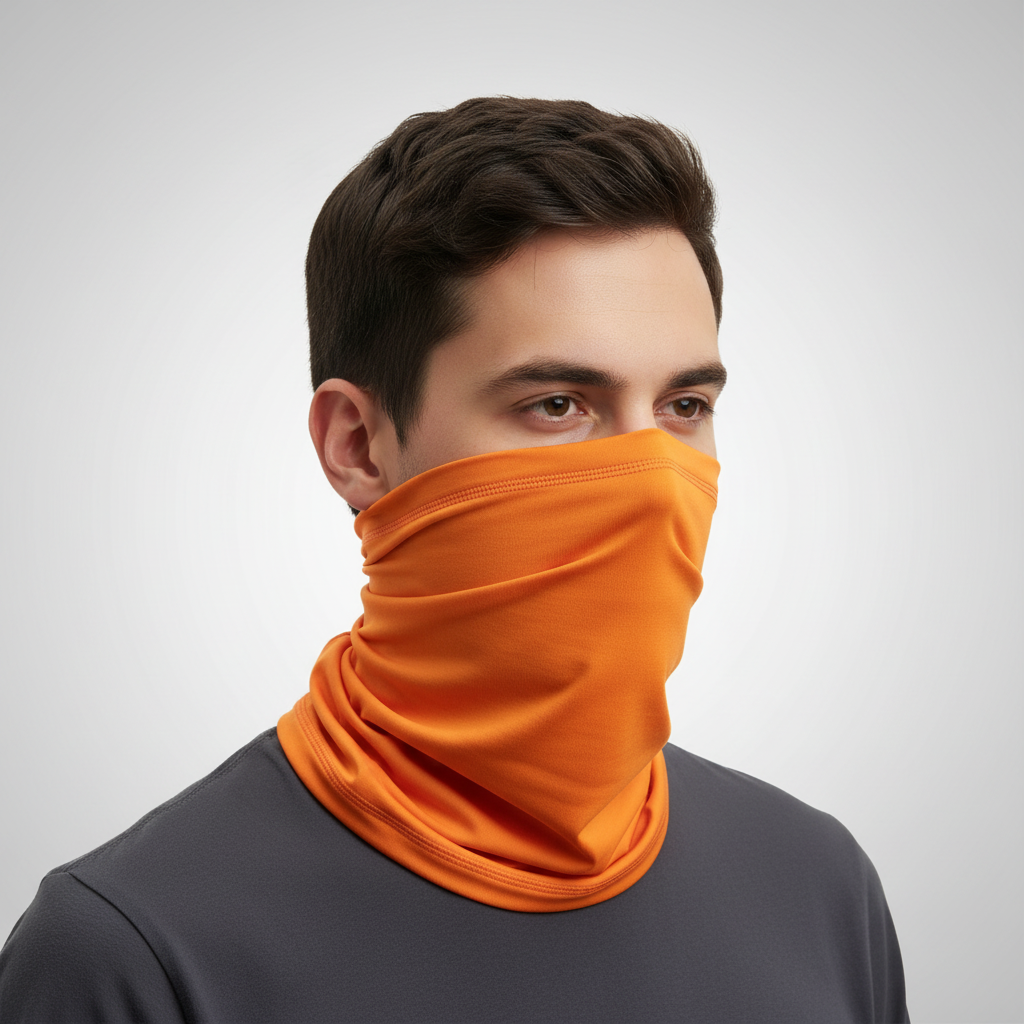 Leichter Nahtloser Schlauchschal Aus Polyester - ThermaLoop