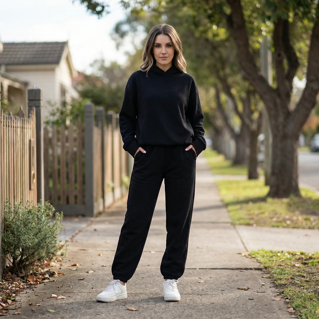 Lockeres Hoodie-Set Im Athleisure-Stil - Brandi