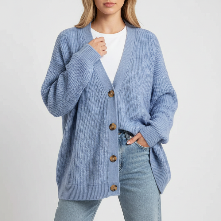 Lockeres Kaschmir-Weste - Alina