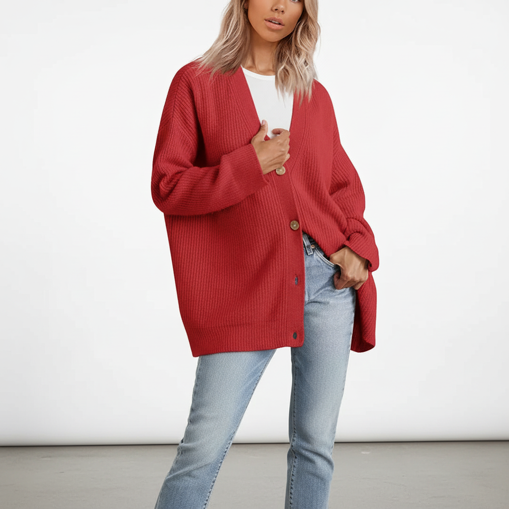 Lockeres Kaschmir-Weste - Alina