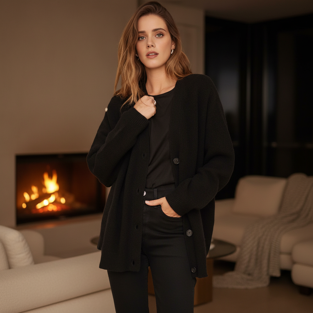 Lockeres Kaschmir-Weste - Alina