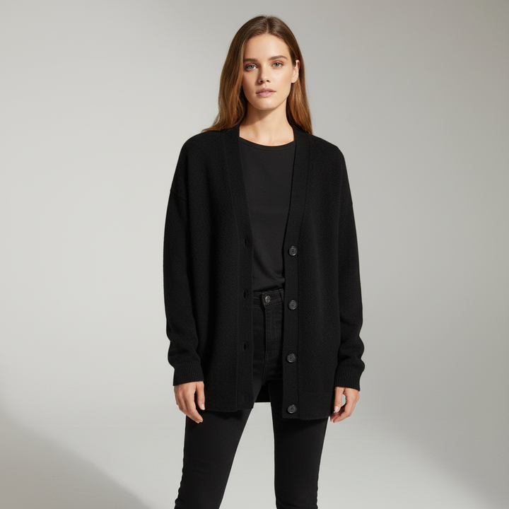 Lockeres Kaschmir-Weste - Alina