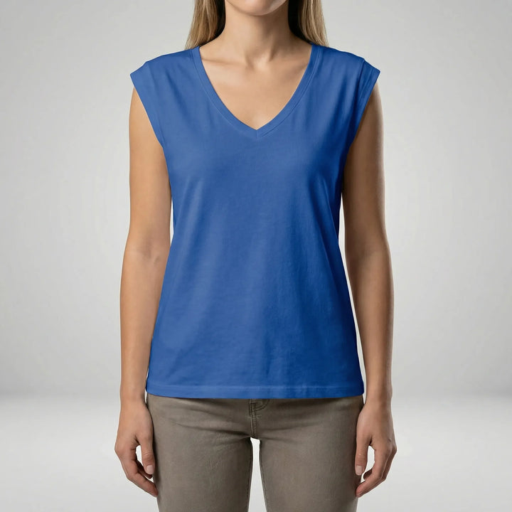 Lockeres V-Ausschnitt-Shirt - Nadine
