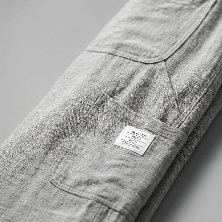 Loose Straight Leg Trousers -  Neal