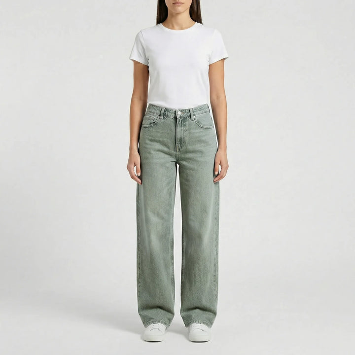 Low Rise Damenjeans Locker Geschnitten - Milla