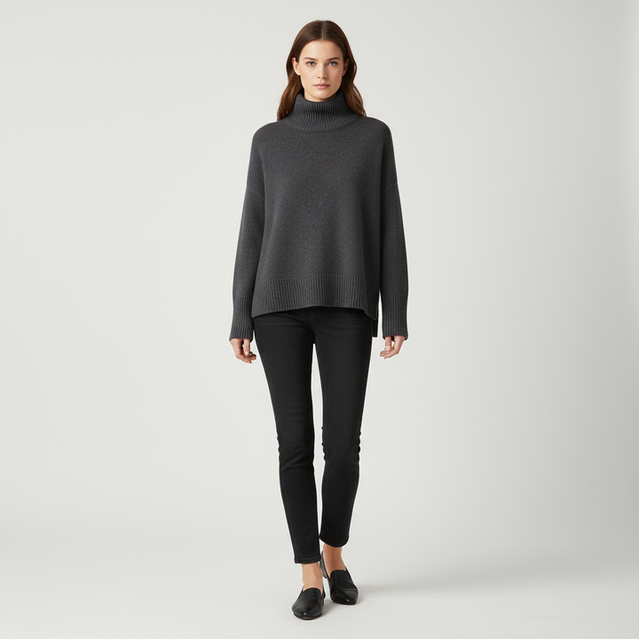 Luxuriöser Damen Rollkragenpullover - Alina