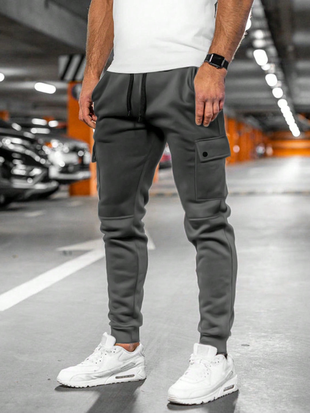 Men's Slim-Fit Trousers In A Streetwear Style - Virgil