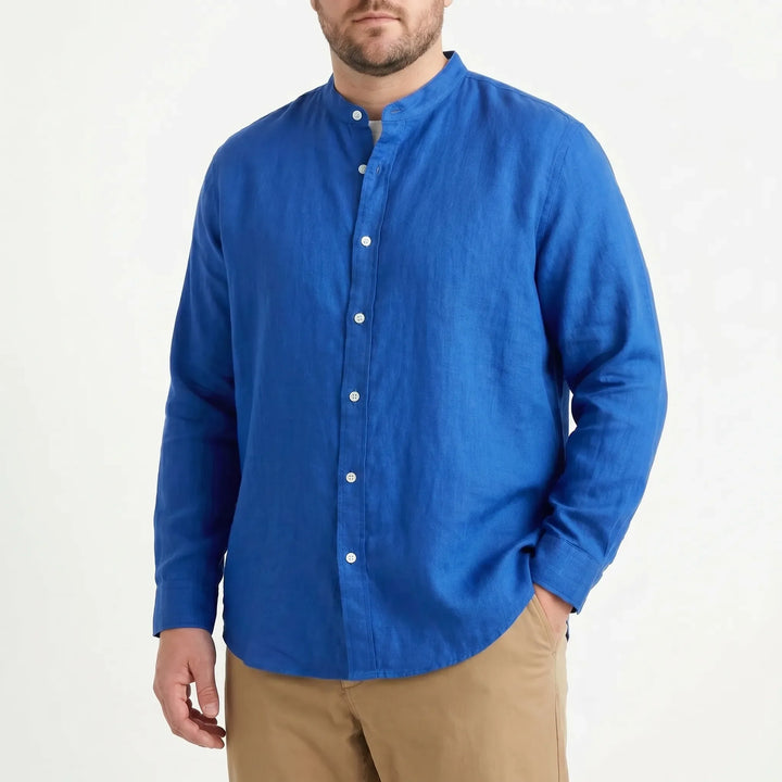 Men's Stand Collar Shirt -  Harry