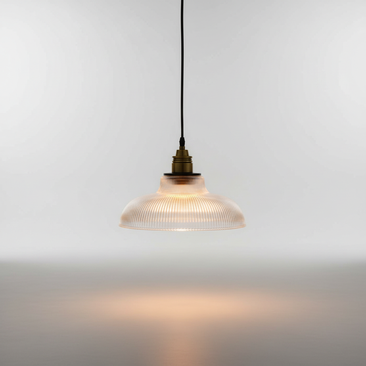 Metall Glas Pendelleuchte Modern - AmbiGlow