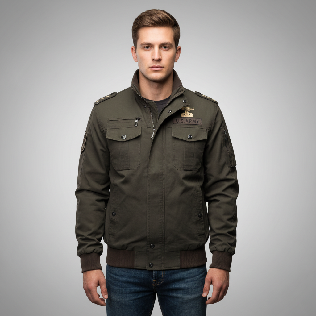 Militärisch Inspirierte Jacke - Rudolf