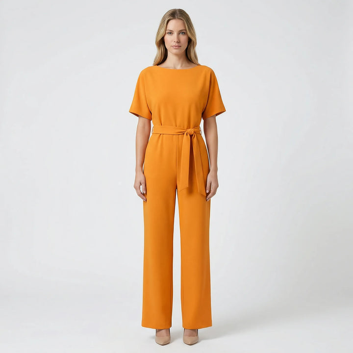 Minimalistischer Jumpsuit Mit Weitem Bein - Lavinia