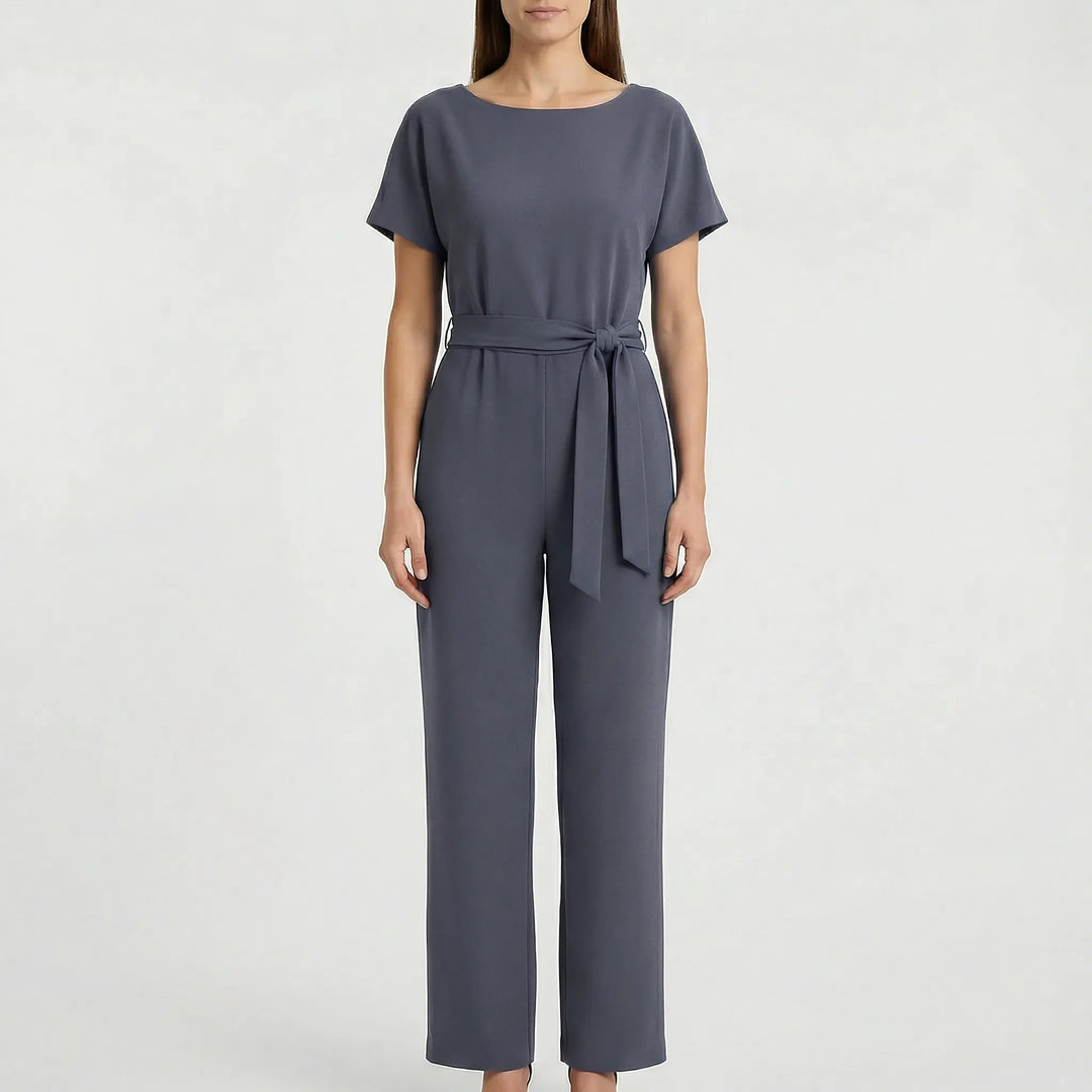 Minimalistischer Jumpsuit Mit Weitem Bein - Lavinia