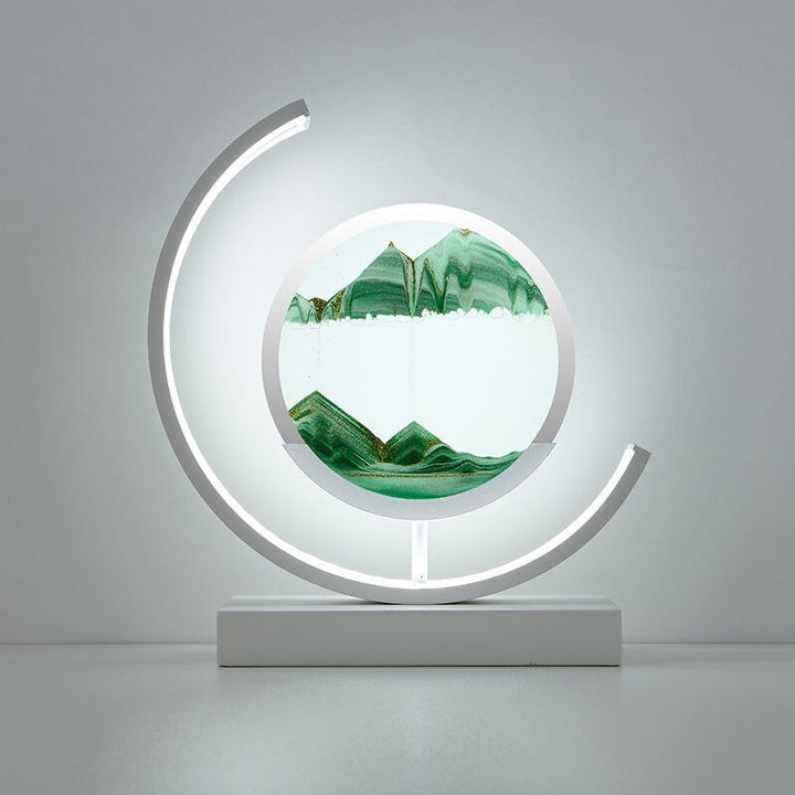 Moderne 3D Sandschalen Tischlampe - Aequora
