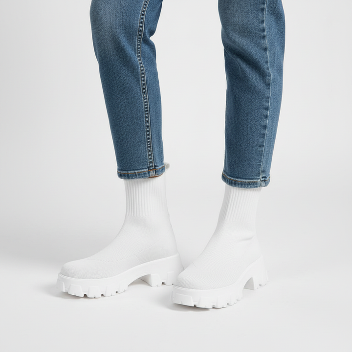 Moderne Plattform-Boots - Victoria