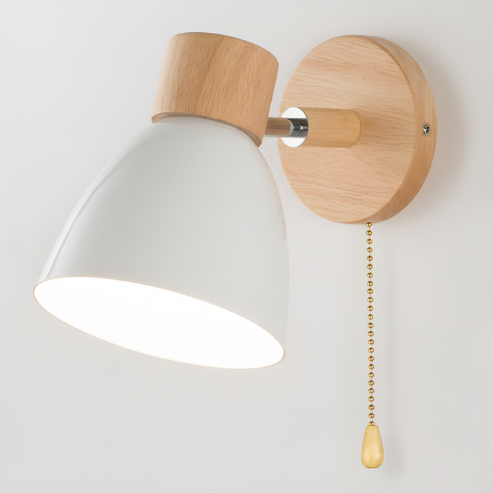 Nordische Holz Wandleuchte - WoodLuma