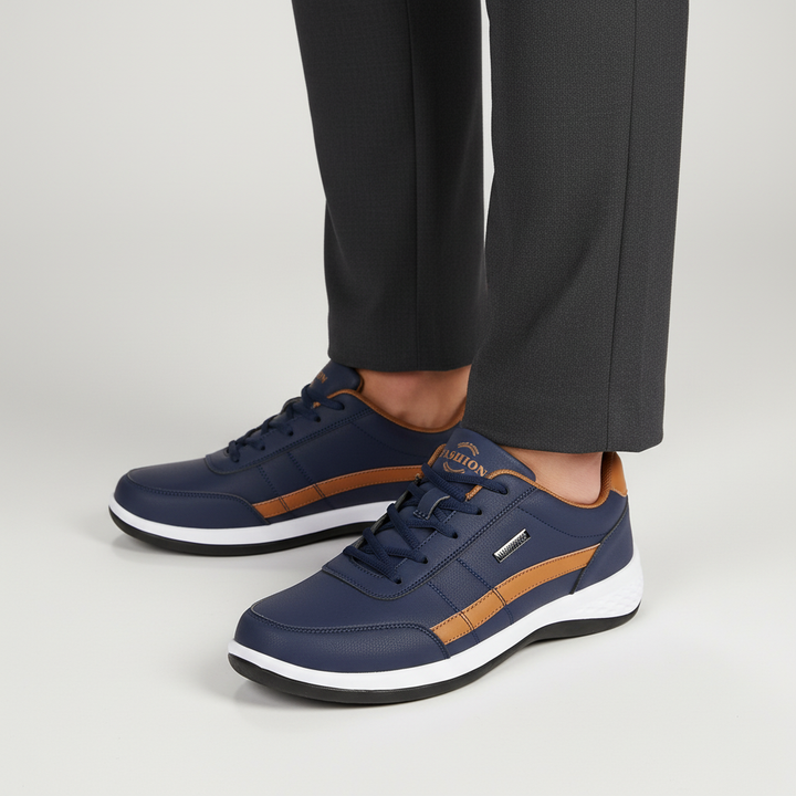 Orthopädische Herrensneaker Aus PU Leder - Travis