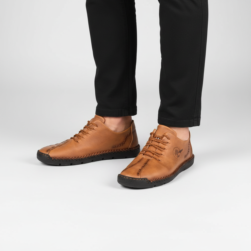 Orthopädische Herrensneaker Aus Leder - Raymond