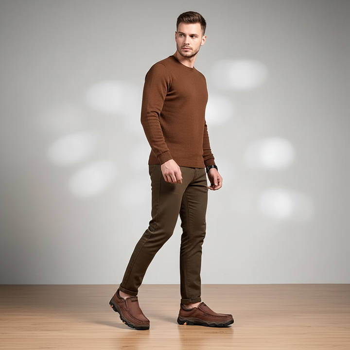 Orthopädischer Herrenschuh Aus Veganem Leder - Cameron