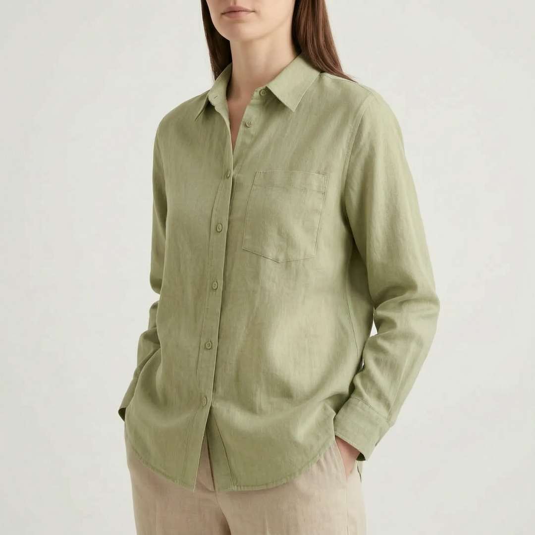 Oversized Button-Down Shirt -  Shirley