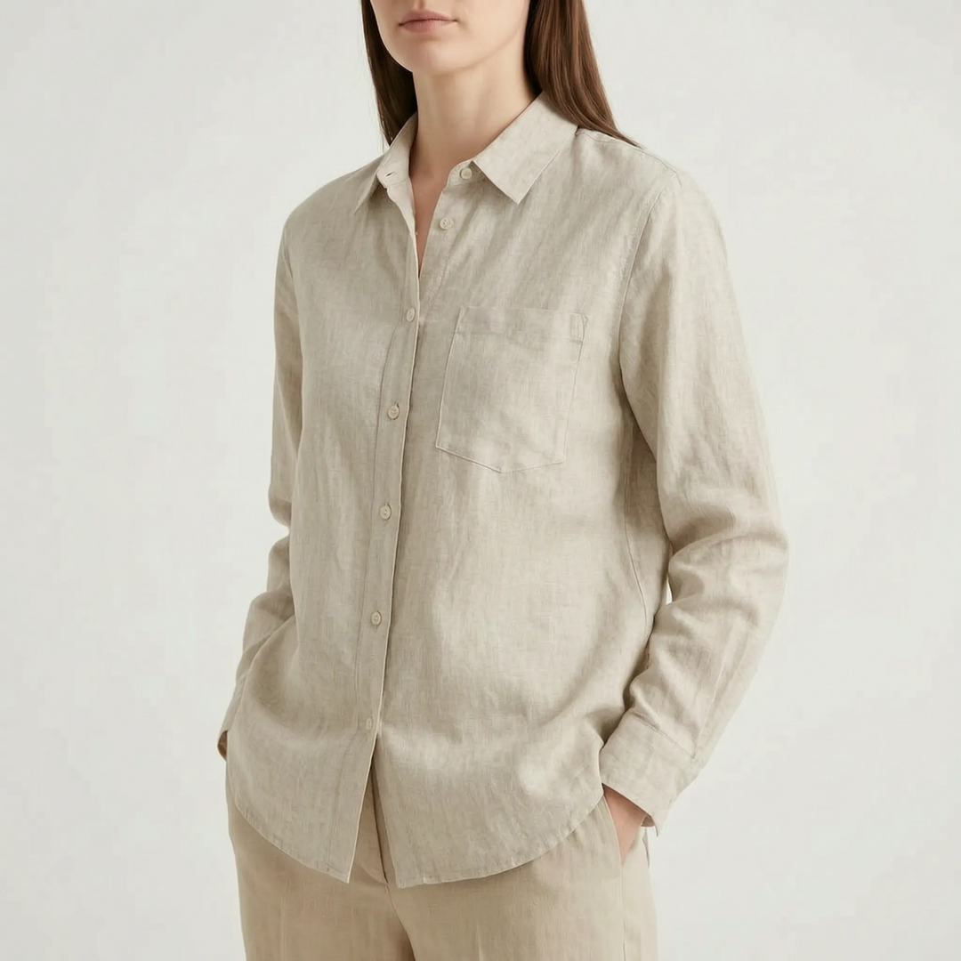Oversized Button-Down Shirt -  Shirley