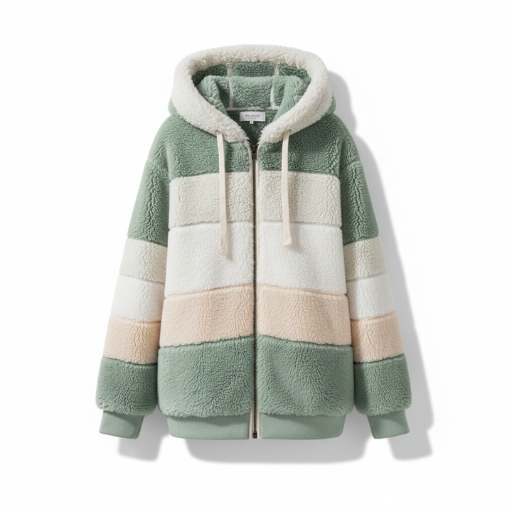 Oversized Fleece-Weste -  Julia