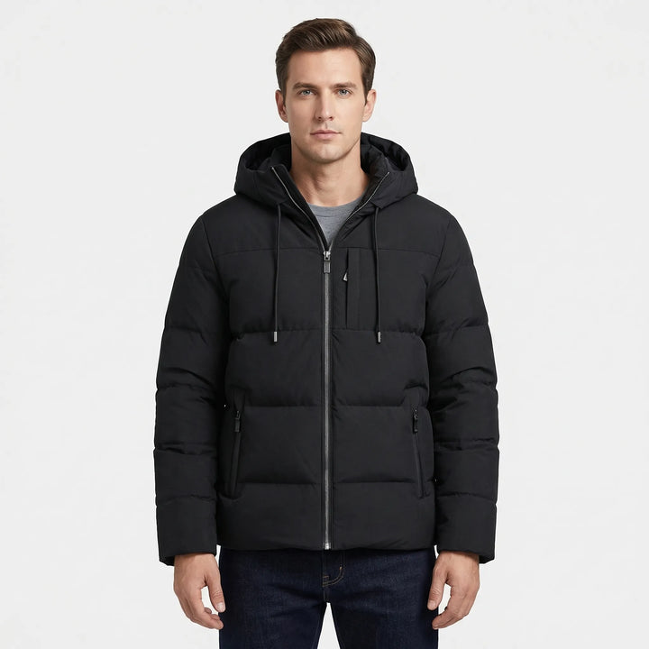 Padded Hooded Men's Winter Jacket - Tomas