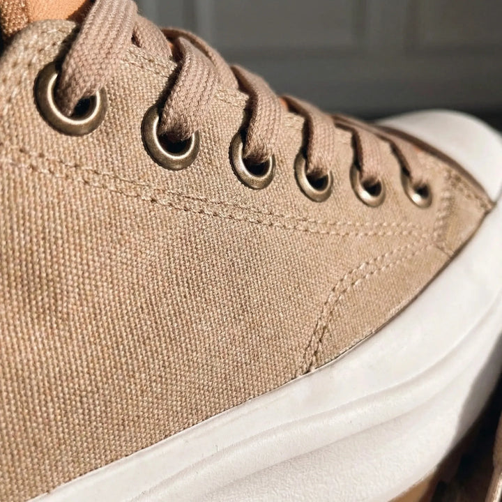 Plateau-Sneaker Mit Schnürung - Evelyn